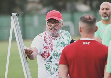 Yeşil sahalarda ender görünen bir an