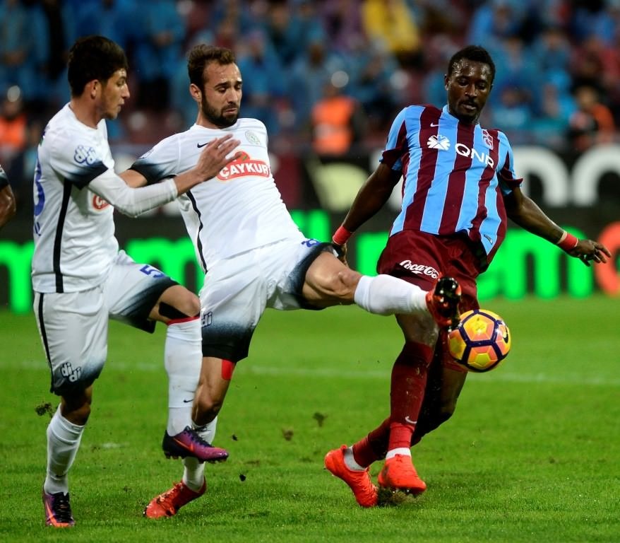 Trabzonspor-Çaykur Rizespor maçından kareler