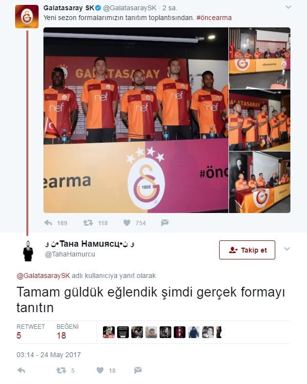 Galatasaray’ın yeni sezon forması sosyal medyayı salladı
