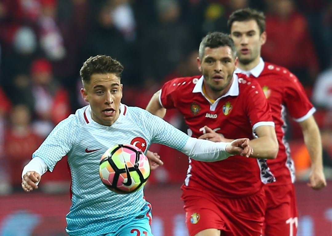 Türkiye - Moldova maçından kareler