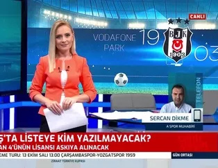 Beşiktaş'ta listeye kim yazılmayacak?