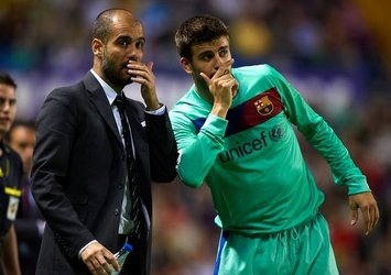 Pique, Guardiola'nın Barcelona'yı tekrar çalıştıracağını açıkladı!