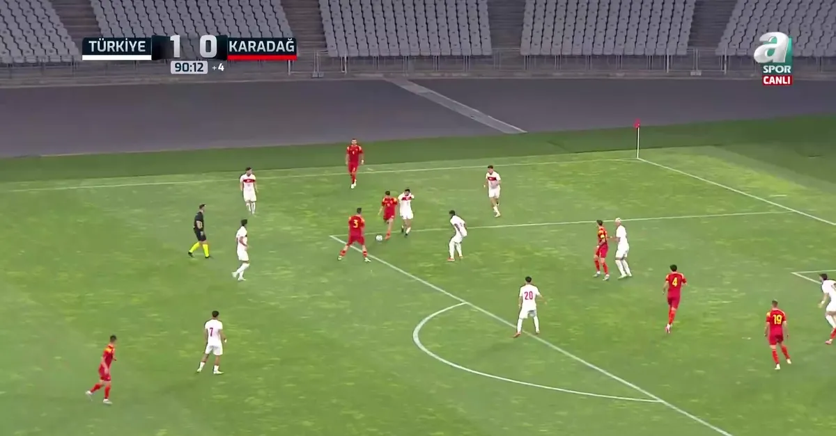 GOL | Türkiye U21 1-1 Karadağ U21