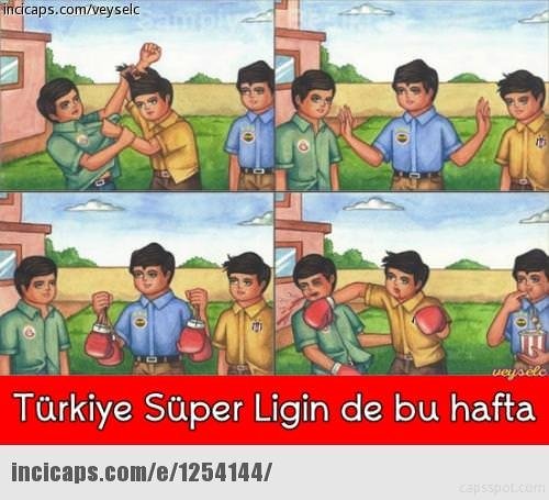 Galatasaray - Beşiktaş maçı öncesindeki capsler