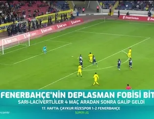 Fenerbahçe'nin deplasman fobisi bitti