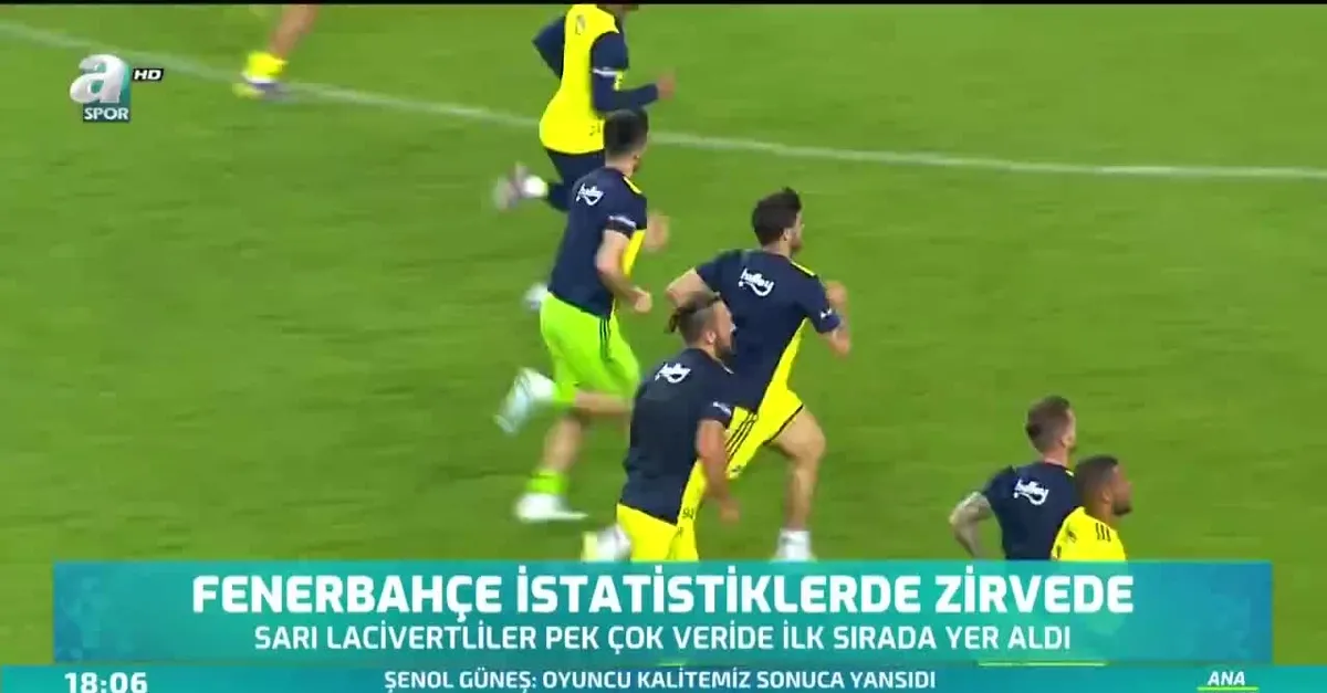 Fenerbahçe istatistiklerde zirvede