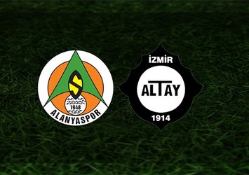 Alanyaspor - Altay | CANLI