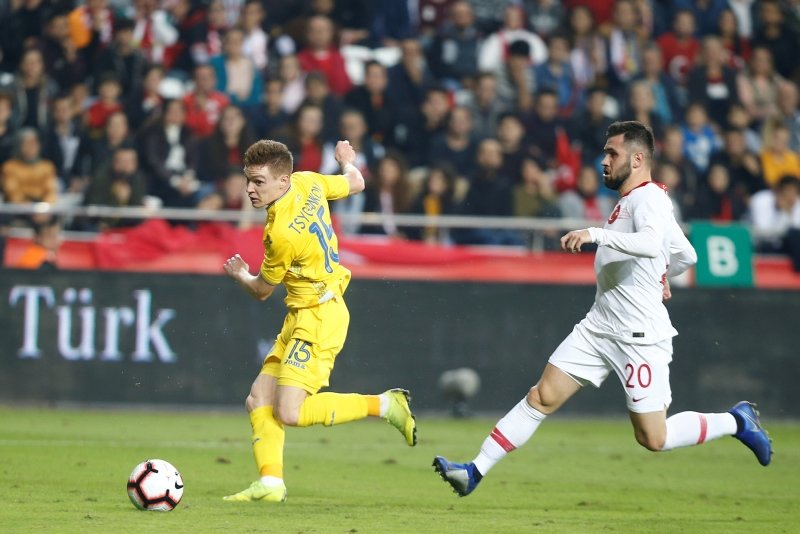 Türkiye - Ukrayna maçından kareler!