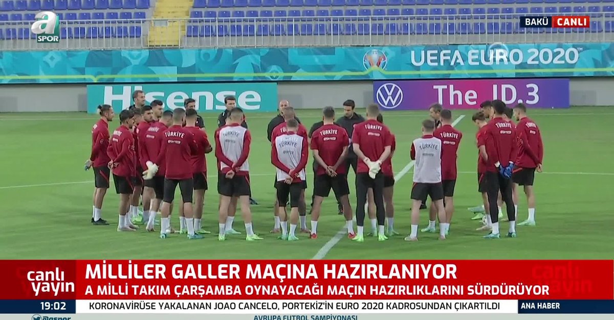 A Milli Takım Galler hazırlıklarını sürdürdü