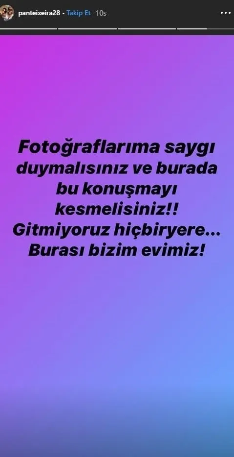 Marcao'nun eşi sosyal medyadan taraftara cevap verdi - 1