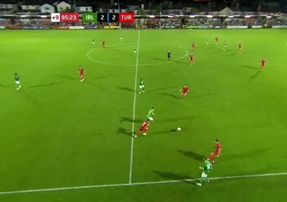 GOL | İrlanda U21 3-2 Türkiye U21
