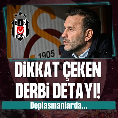 Dikkat çeken derbi detayı! Deplasmanlarda...