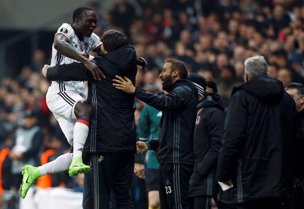 Beşiktaş - Hapoel Beer Sheva maçından kareler