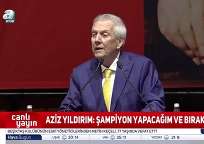 Aziz Yıldırım'dan Fenerbahçe Olağan Genel Kurul Toplantısı'nda dikkat çeken sözler
