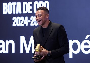 Mbappe, "Avrupa Altın Ayakkabı" ödülünü aldı