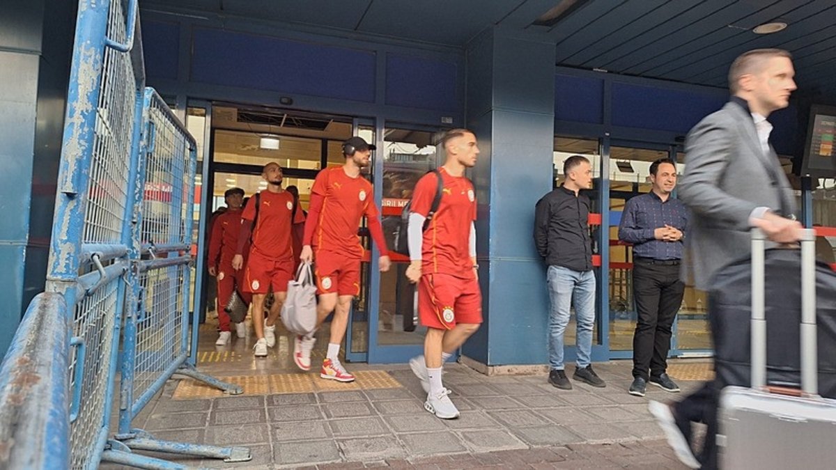 Galatasaray kafilesi Trabzon'a geldi