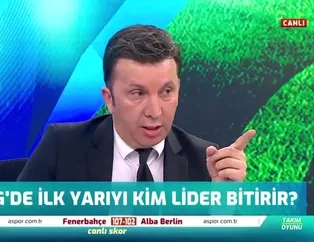 "G.Saray ilk yarıyı F.Bahçe'nin üzerinde bitirebilir"