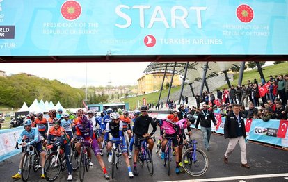 Antalya’da düzenlenen 59. Cumhurbaşkanlığı Türkiye Bisiklet Turu başladı