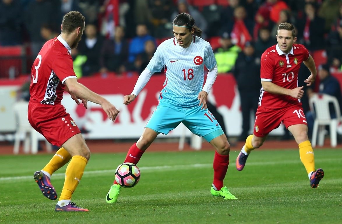 Türkiye - Moldova maçından kareler