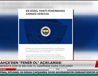 Fenerbahçe'den "Fener ol" açıklaması