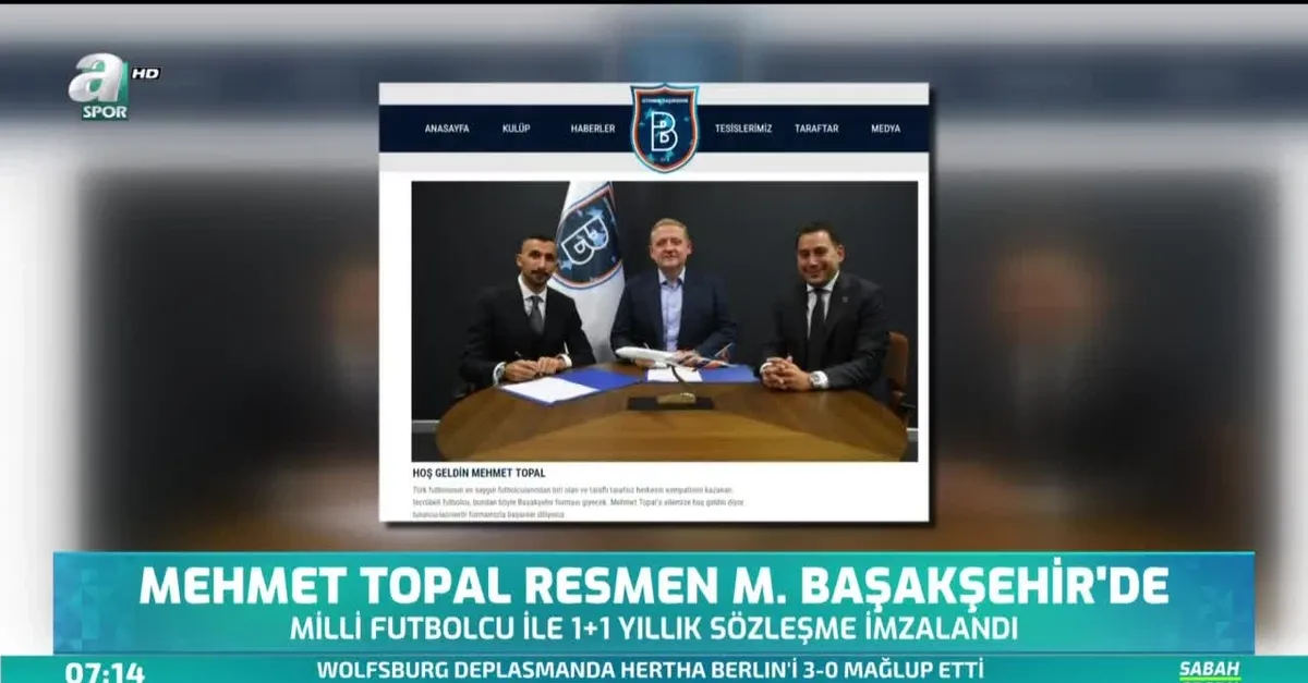 Mehmet Topal resmen Başakşehir'de