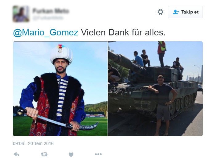Mario Gomez’in ayrılışı sosyal medyayı salladı