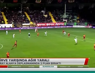 Aslan zirve yarışında ağır yara aldı