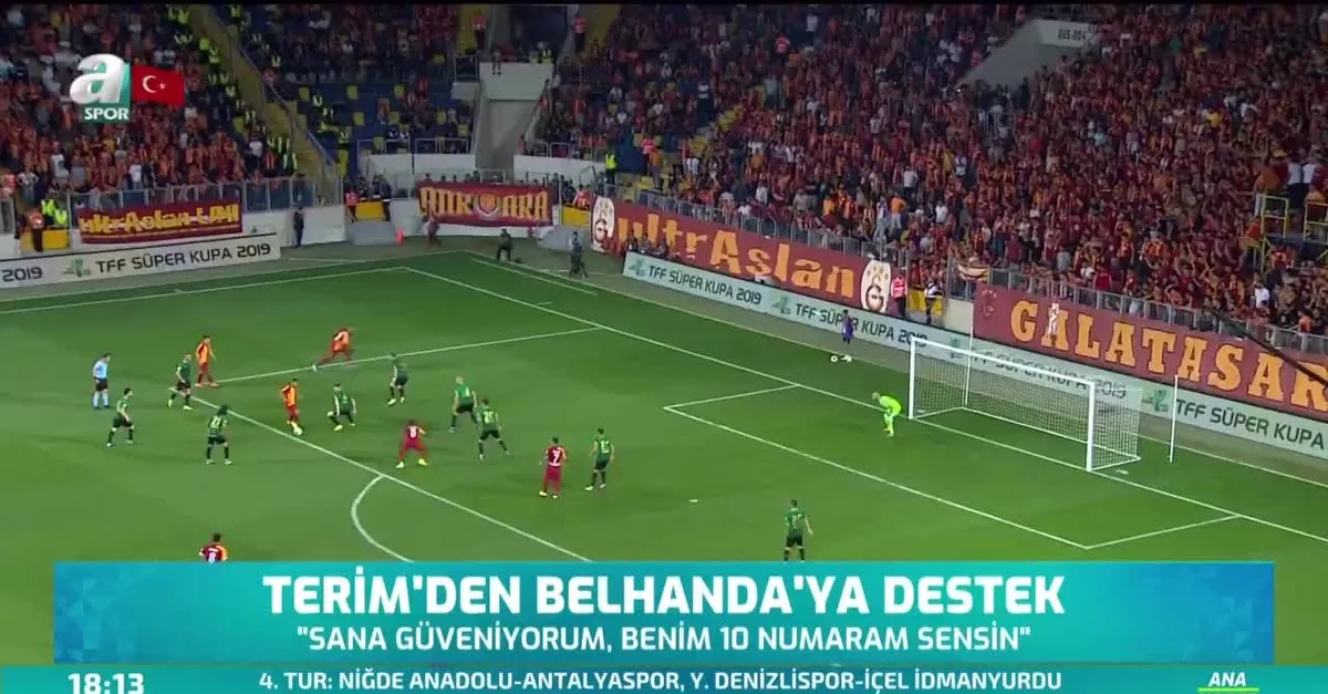Terim'den Belhanda'ya destek