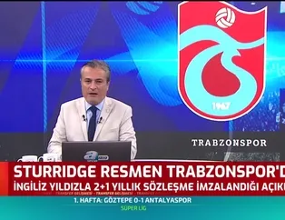 Sturridge resmen Trabzonspor'da
