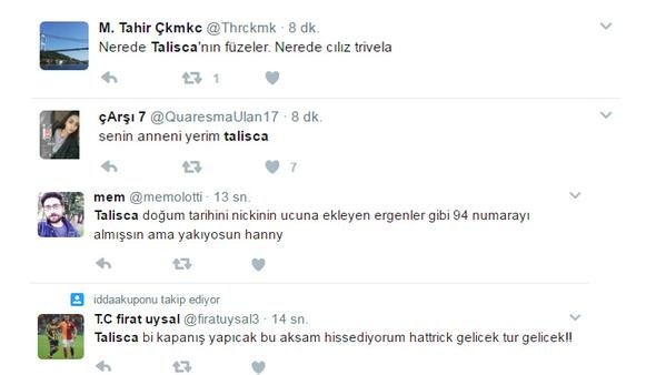 Talisca sosyal medyayı sallamaya devam ediyor