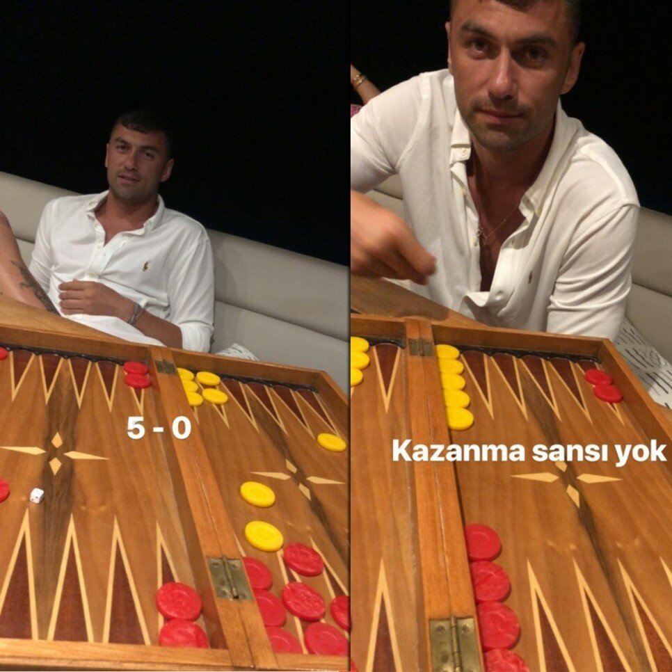 Futbolcuların tatil paylaşımları