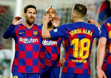Barcelona 3 puanı Messi ile kaptı