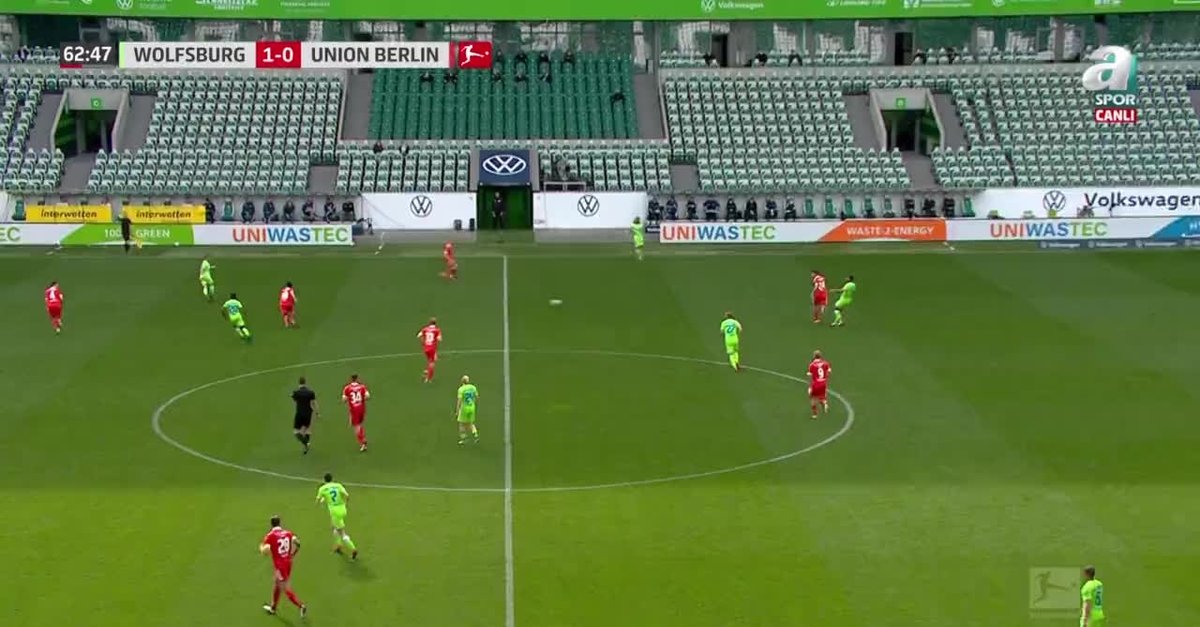 GOL | Wolfsburg 2 - 0 Union Berlin