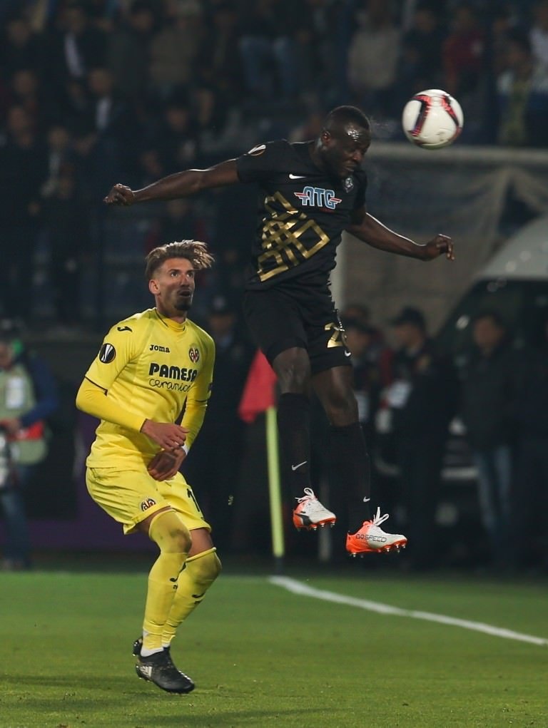 Osmanlıspor - Villarreal maçından kareler