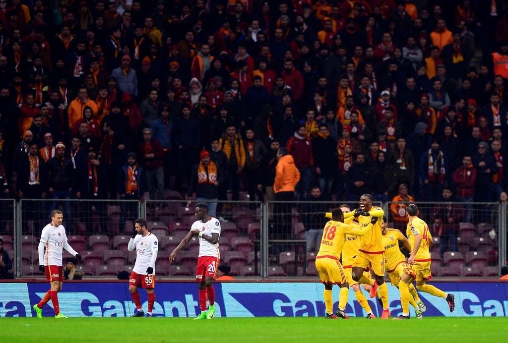 Galatasaray-kayserispor karşılaşmasından kareler