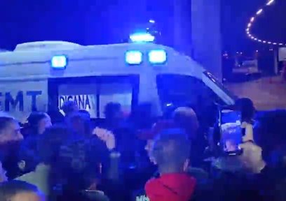 Burnu kırılan A Spor muhabiri Emre Kaplan hastaneye kaldırıldı