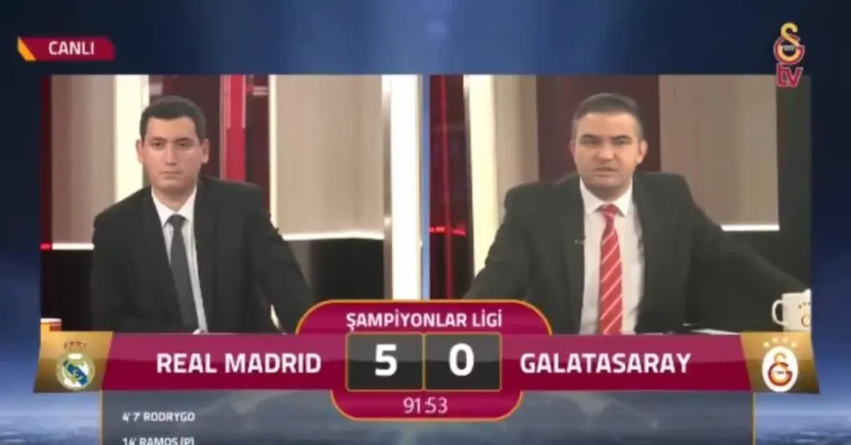 GS TV spikerinden şok sözler: 5-0'a razıydık!