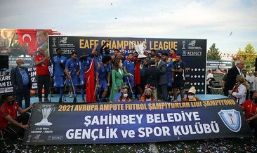 Ampute Şampiyonlar Ligi'nde şampiyon Şahinbey!