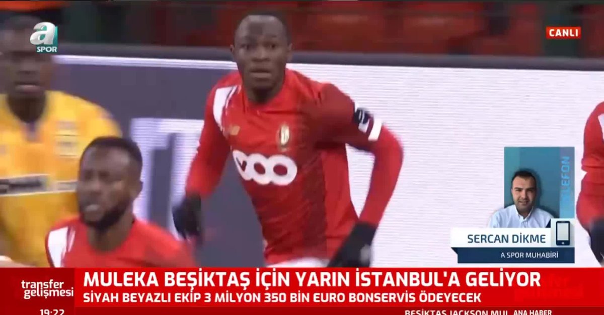 Muleka Beşiktaş için İstanbul'a geliyor!