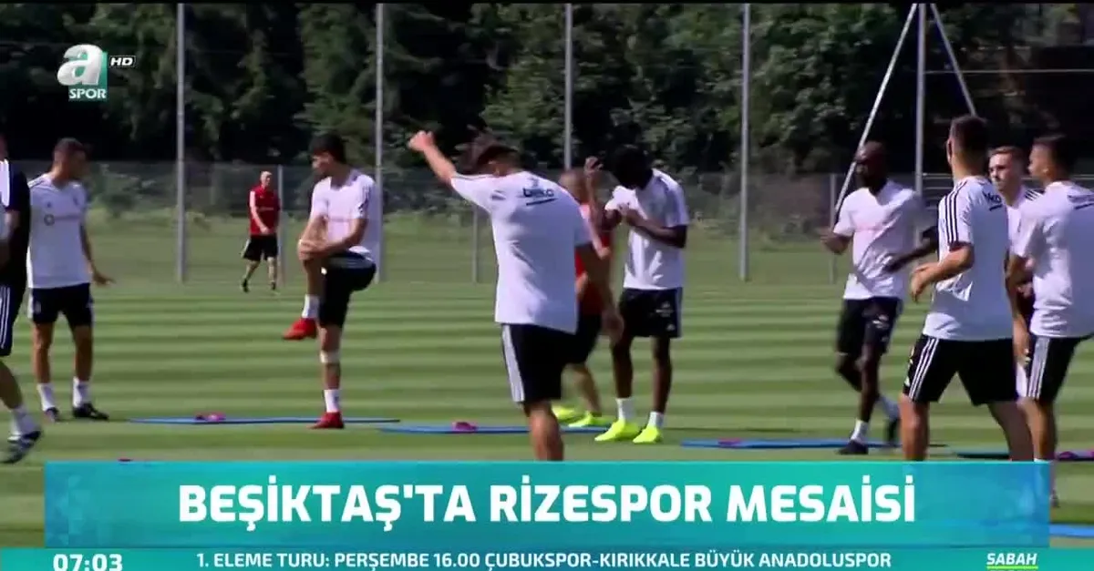 Beşiktaş'ta Rizespor mesaisi