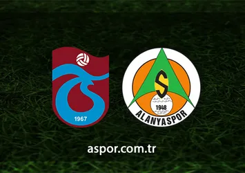 Trabzonspor Alanyaspor maçı CANLI