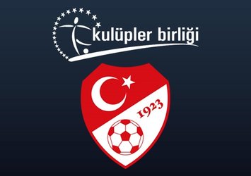 Kulüpler Birliği'nden TFF'ye 4 maddelik talep!