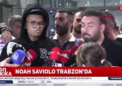 Noah Saviolo Trabzon’a geldi!