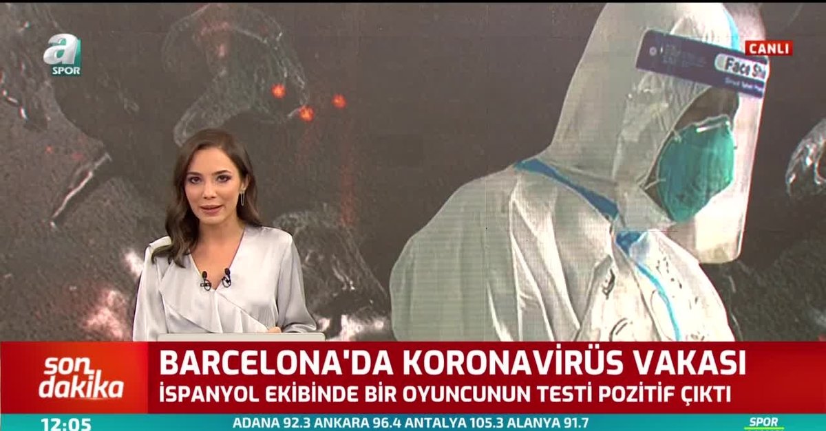 Barcelona'da corona virüsü şoku!