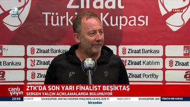 Sergen Yalçın'dan Konyaspor - Beşiktaş maçı sonrası 'yeni sözleşme' açıklaması!