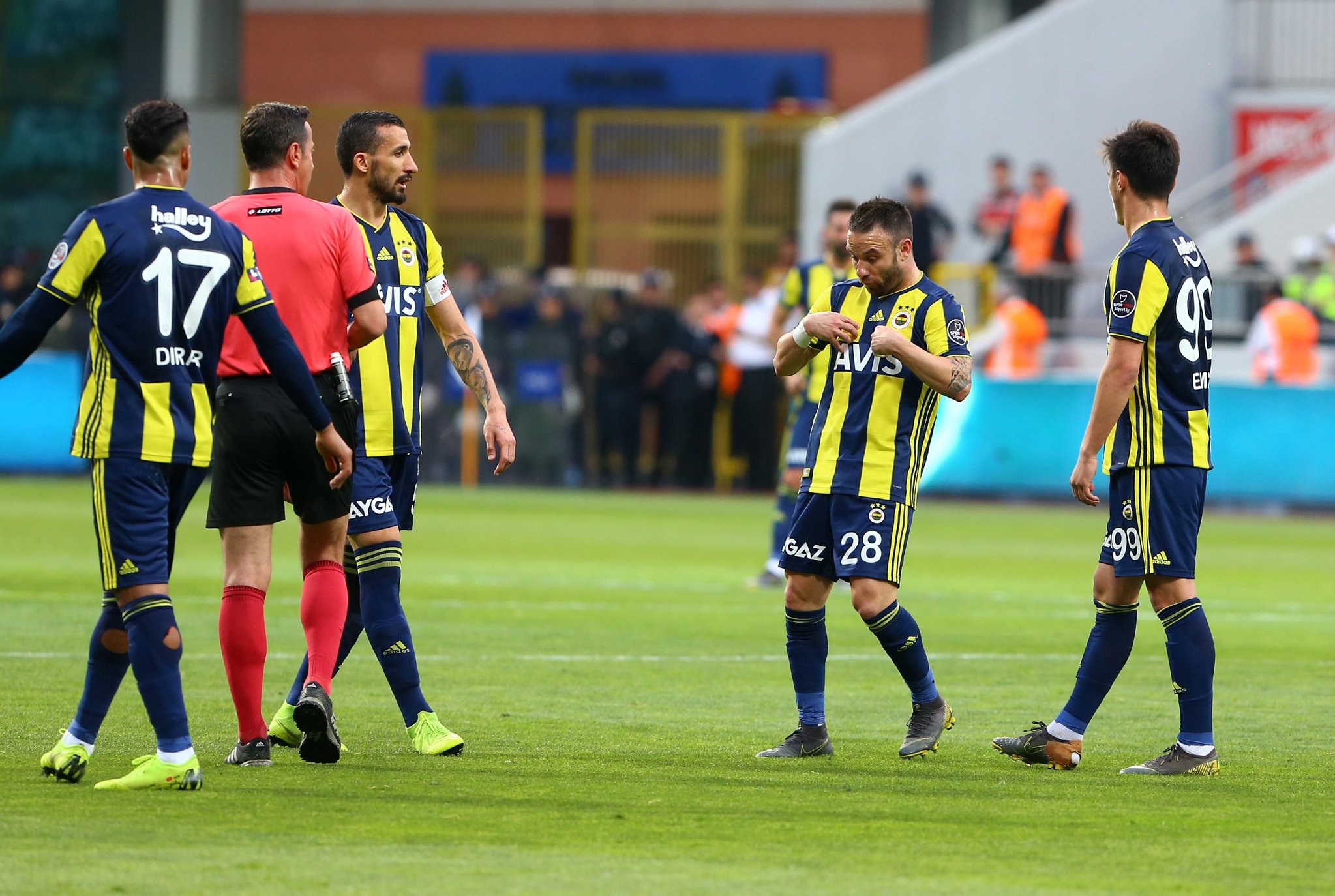 Kasımpaşa - Fenerbahçe maçından kareler