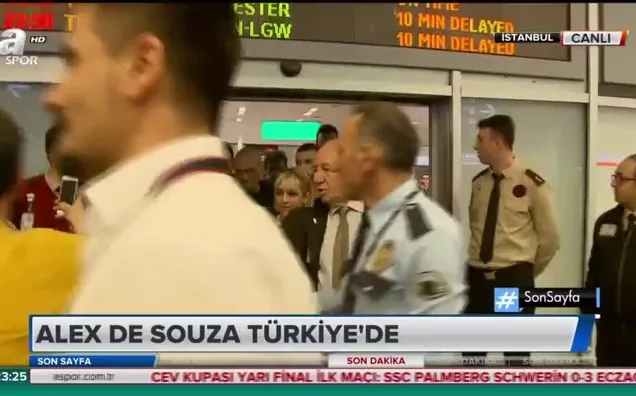 Alex de Souza İstanbul'da