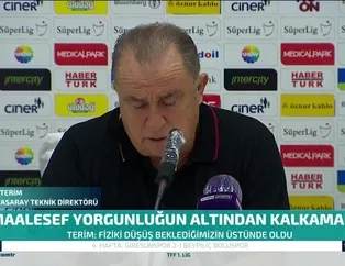 Fatih Terim: Beklemediğim bir sonuçtu