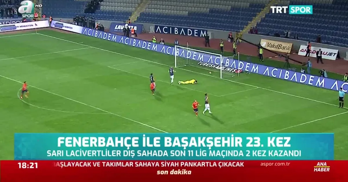 Fenerbahçe ile Başakşehir 23. kez