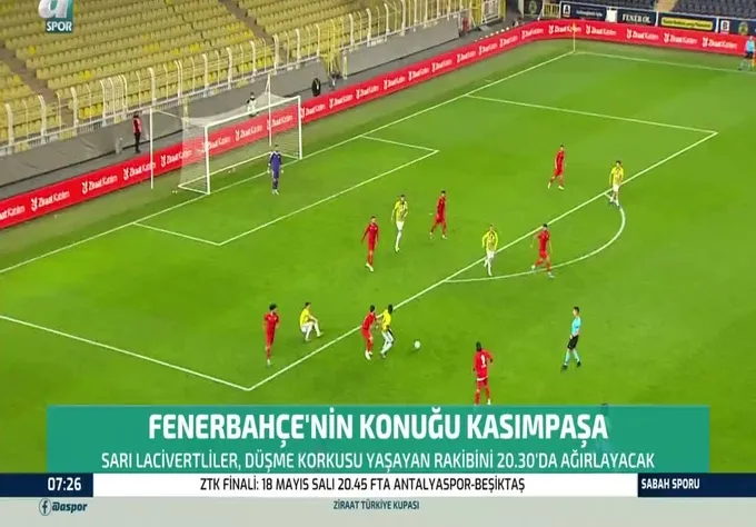 Fenerbahçe'nin konuğu Kasımpaşa